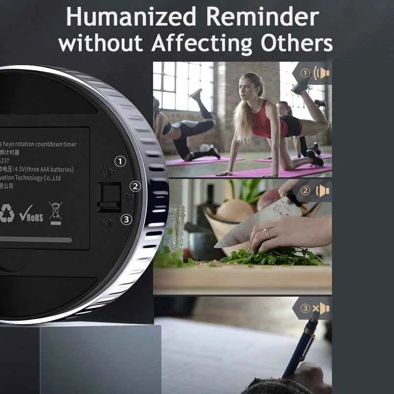 Temporizador magnético SmartNest en uso durante la cocción