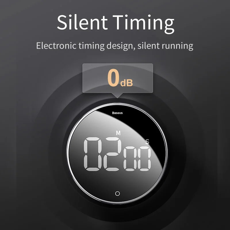 Temporizador SmartNest en color negro sobre encimera